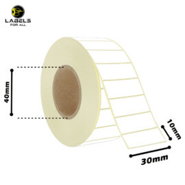 30mm x 10mm Thermal Label