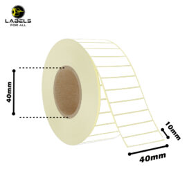 40mm x 10mm Thermal Label (Sticker)