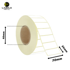 70mm x 35mm Thermal Label (Sticker)