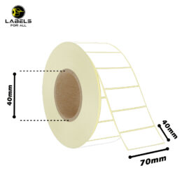 70mm x 40mm Thermal Label (Sticker)