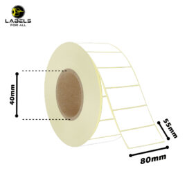 80mm x 55mm Thermal Label