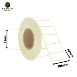 80mm x 65mm Thermal Label